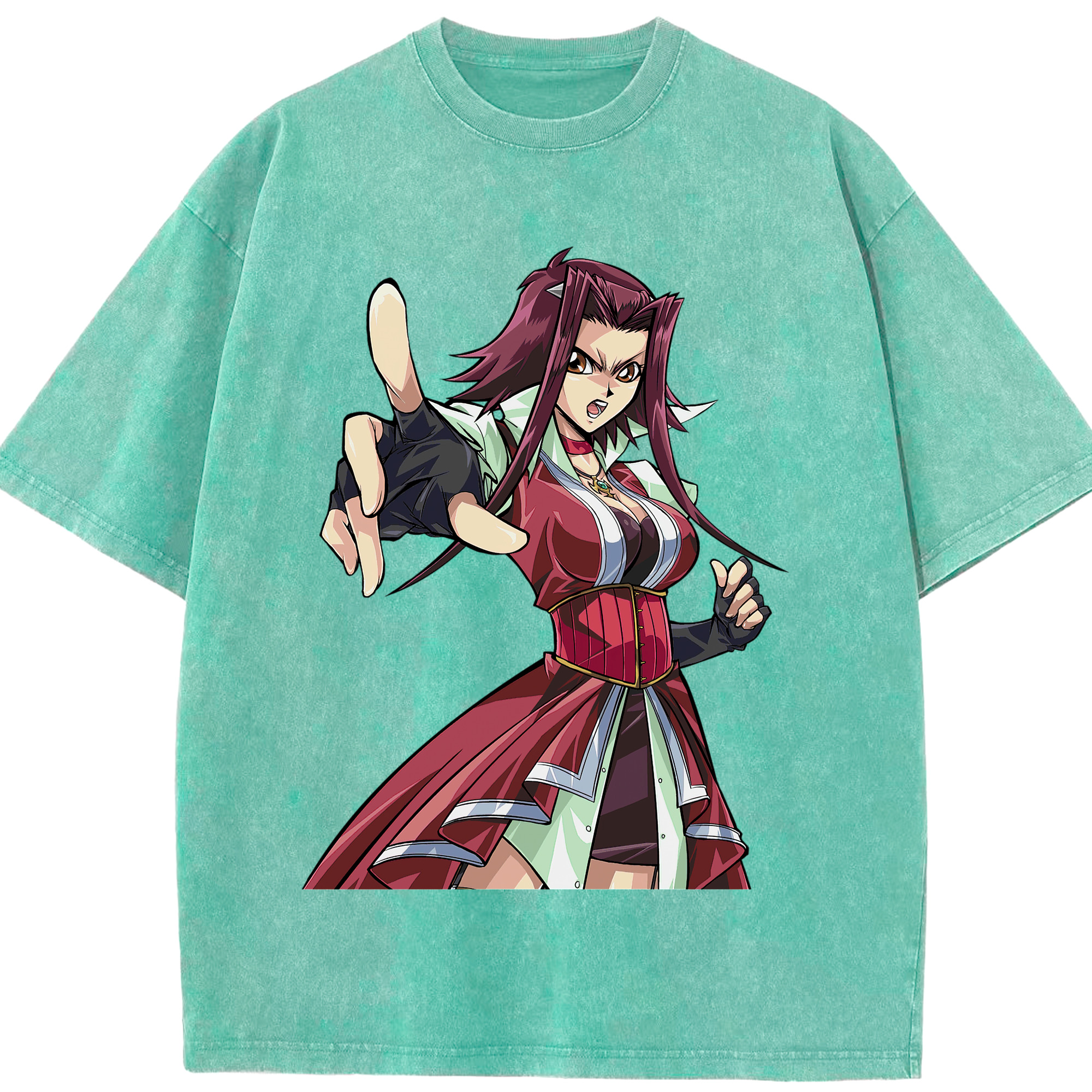 （画像用） 遊☆戯☆王 Yu-Gi-Oh! 綿100% ヴィンテージ風 半袖Tシャツ（フロントプリント）